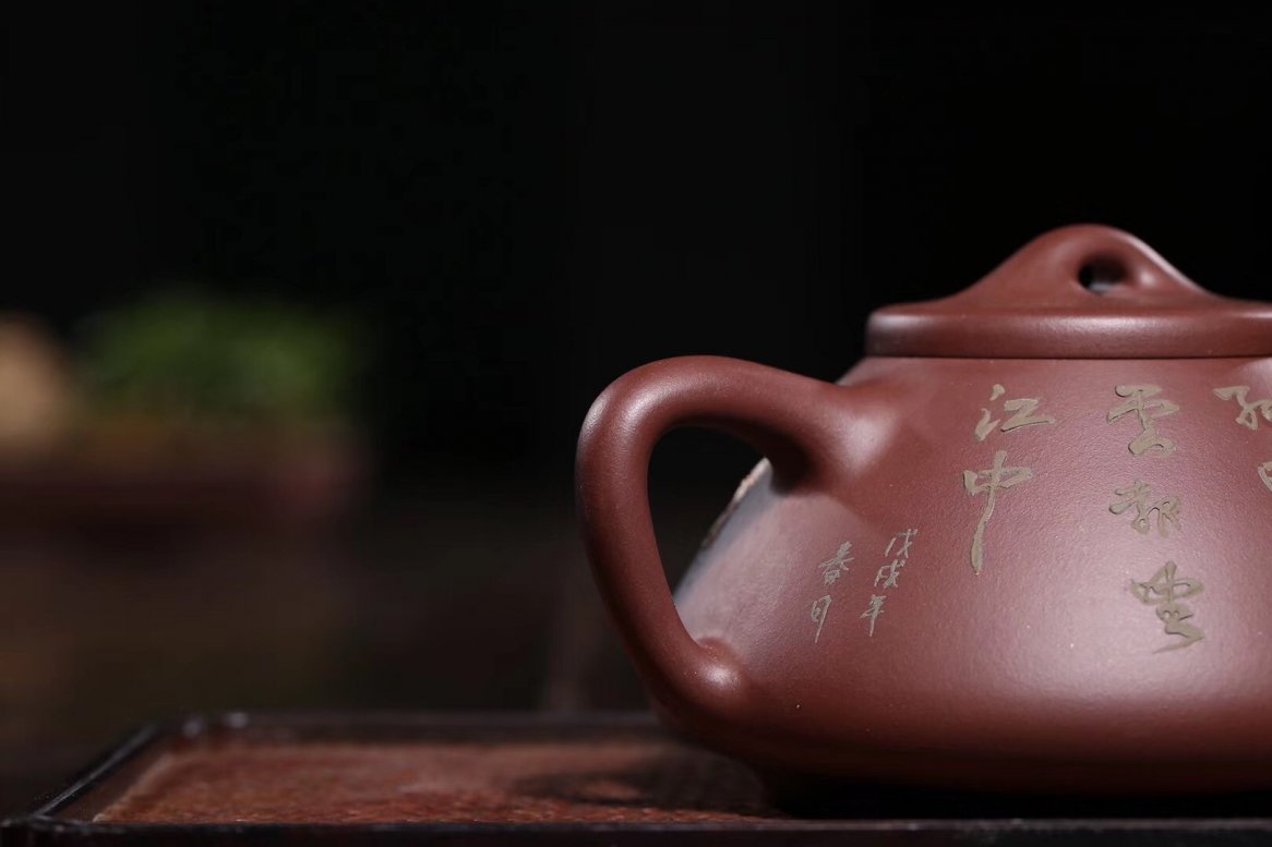 张伟军作品 泥绘石瓢