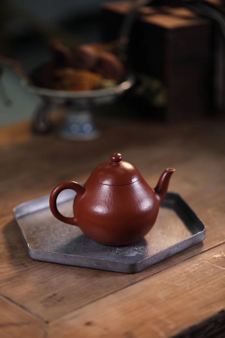 悠然紫砂作品 全手工募古梨型