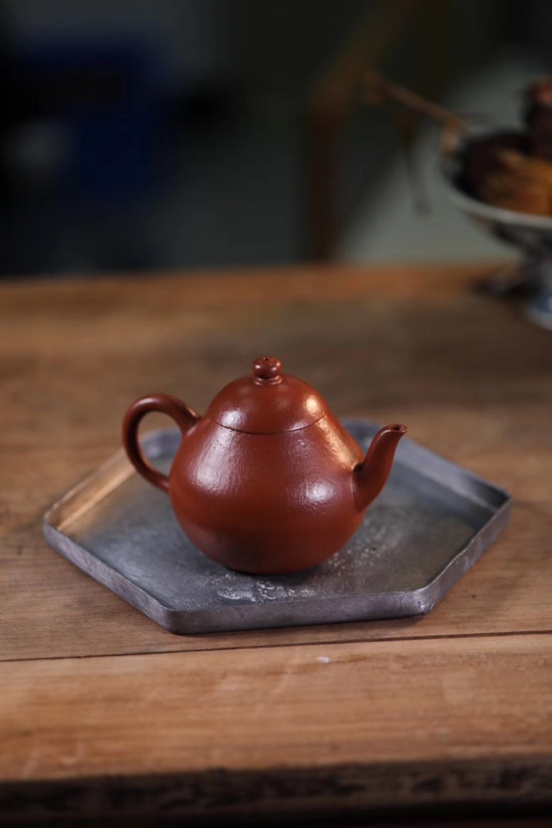 悠然紫砂作品 全手工募古梨型