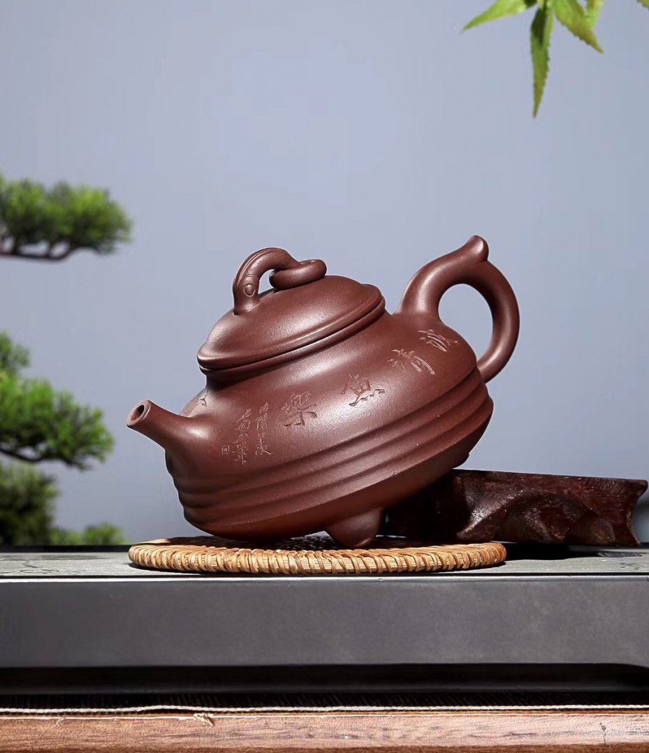 陈顺根作品 鱼樂壶