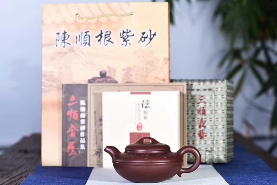 陈顺根作品 线圆壶