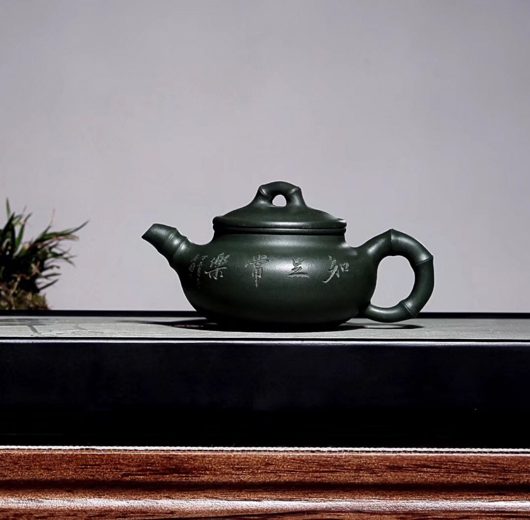 陈顺根作品 仿古竹节壶