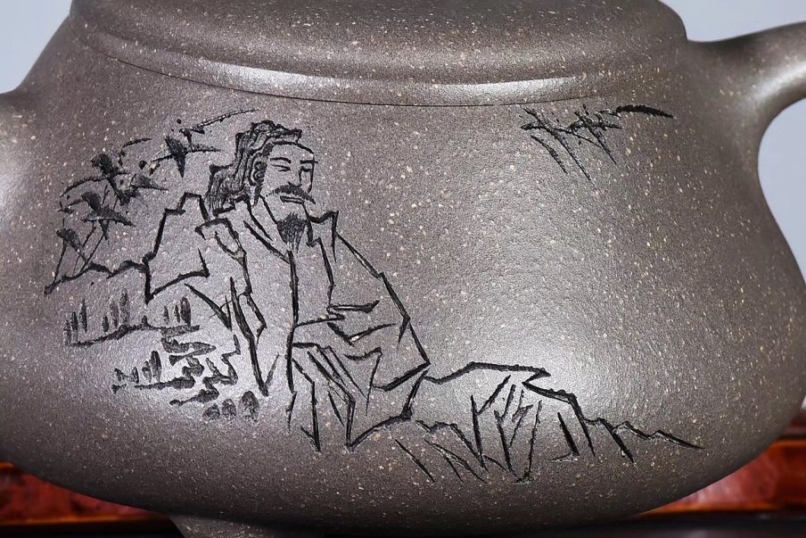 戚志君作品 三足影瓢