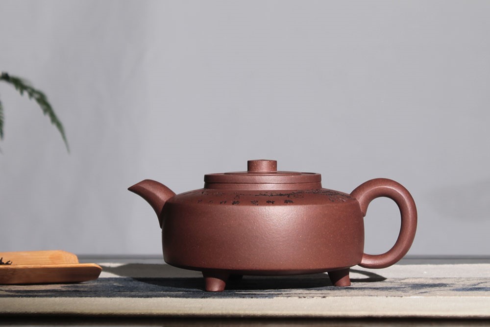 范玲作品 周盘(三脚)