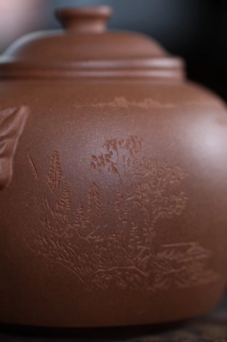 单益芳作品 汲古茶仓