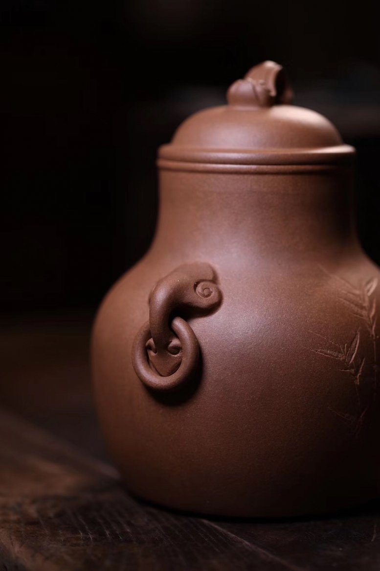 单益芳作品 汲古茶仓 高款