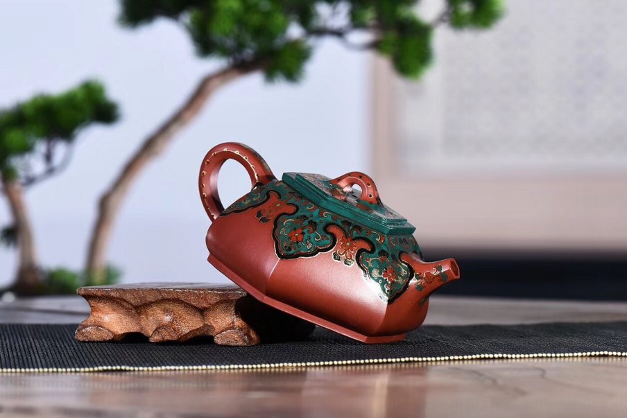 戚志君作品 六方石瓢