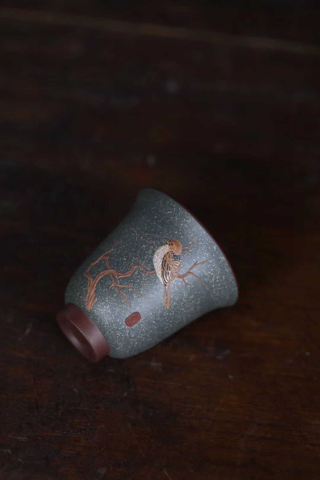 悠然紫砂作品 琴瑟杯