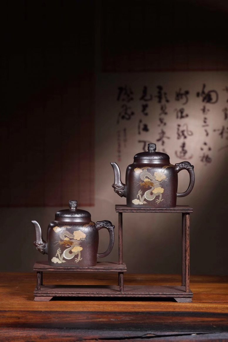 张伟军作品 柴烧龙腾盛世