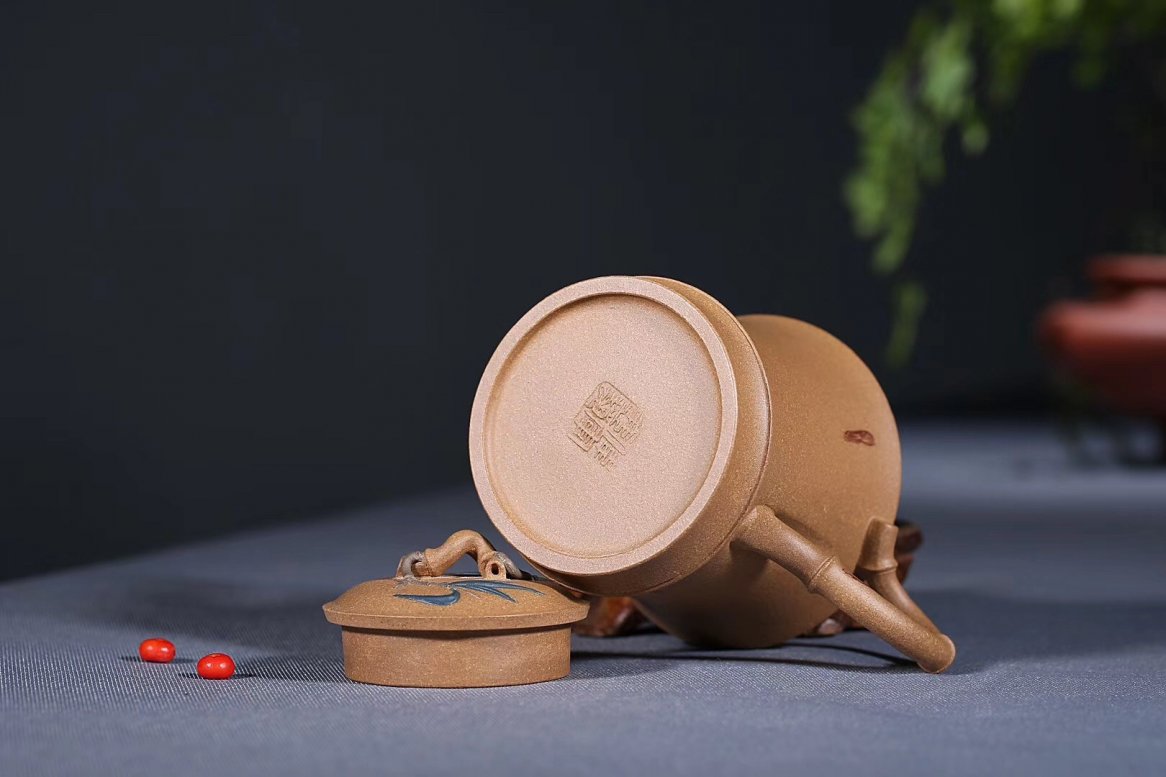 张伟军作品 竹报平安(送同款茶叶罐)