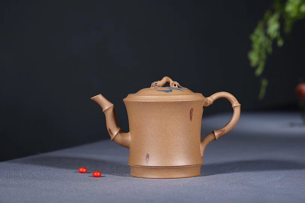 张伟军作品 竹报平安(送同款茶叶罐)