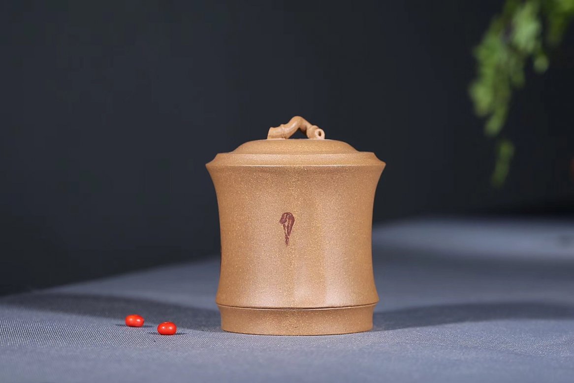 张伟军作品 竹报平安(送同款茶叶罐)
