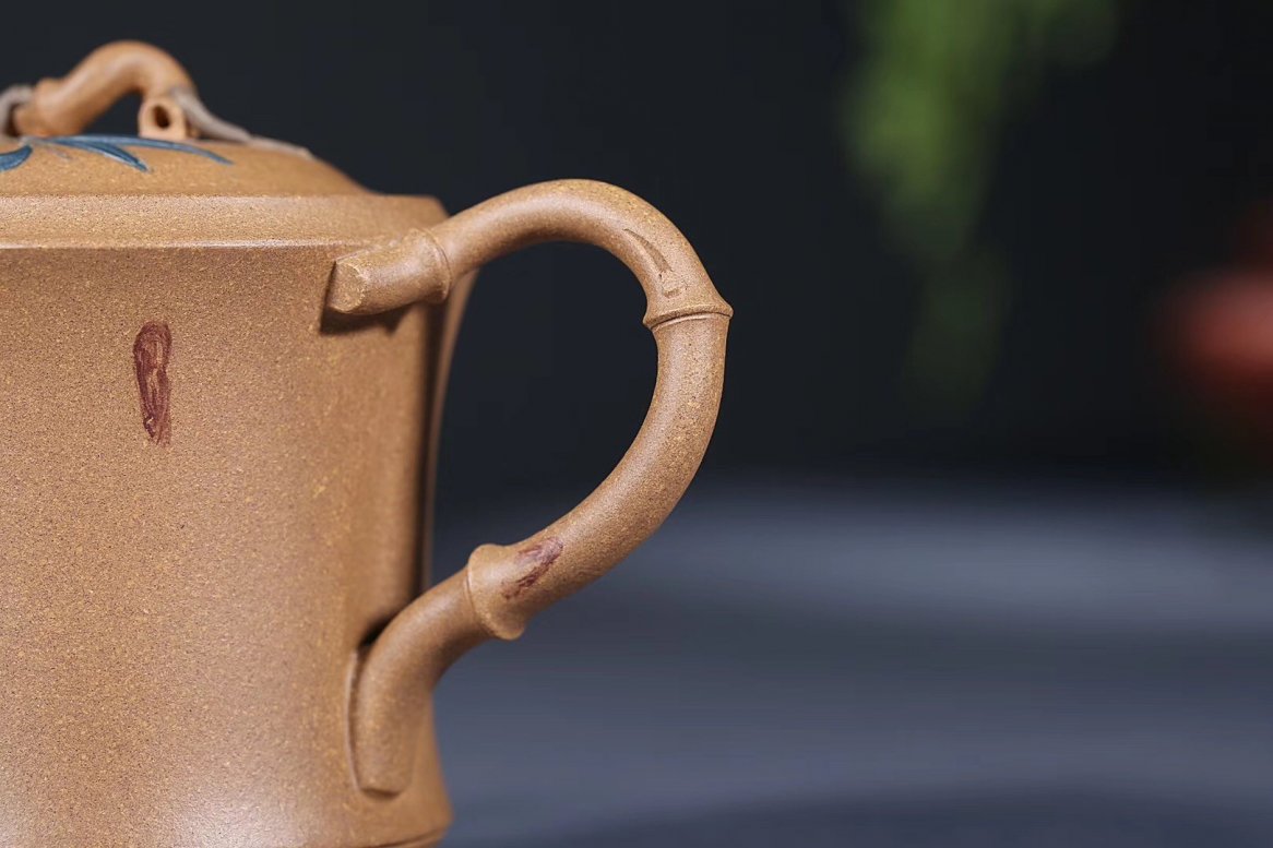 张伟军作品 竹报平安(送同款茶叶罐)