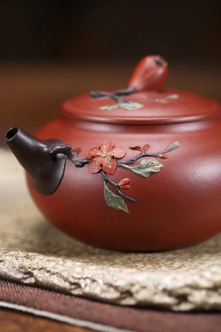 张伟军作品 双色迎春