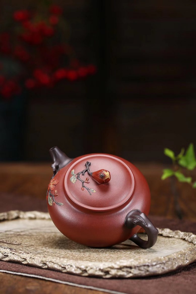 张伟军作品 双色迎春