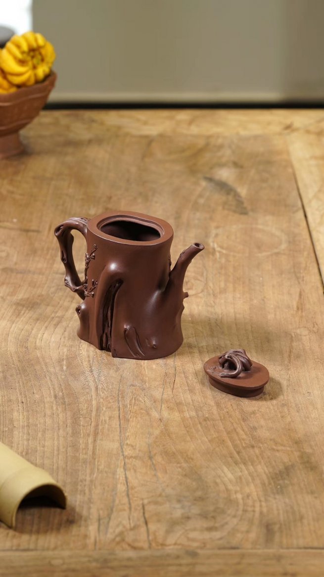 陈康运作品 全手工梅桩壶