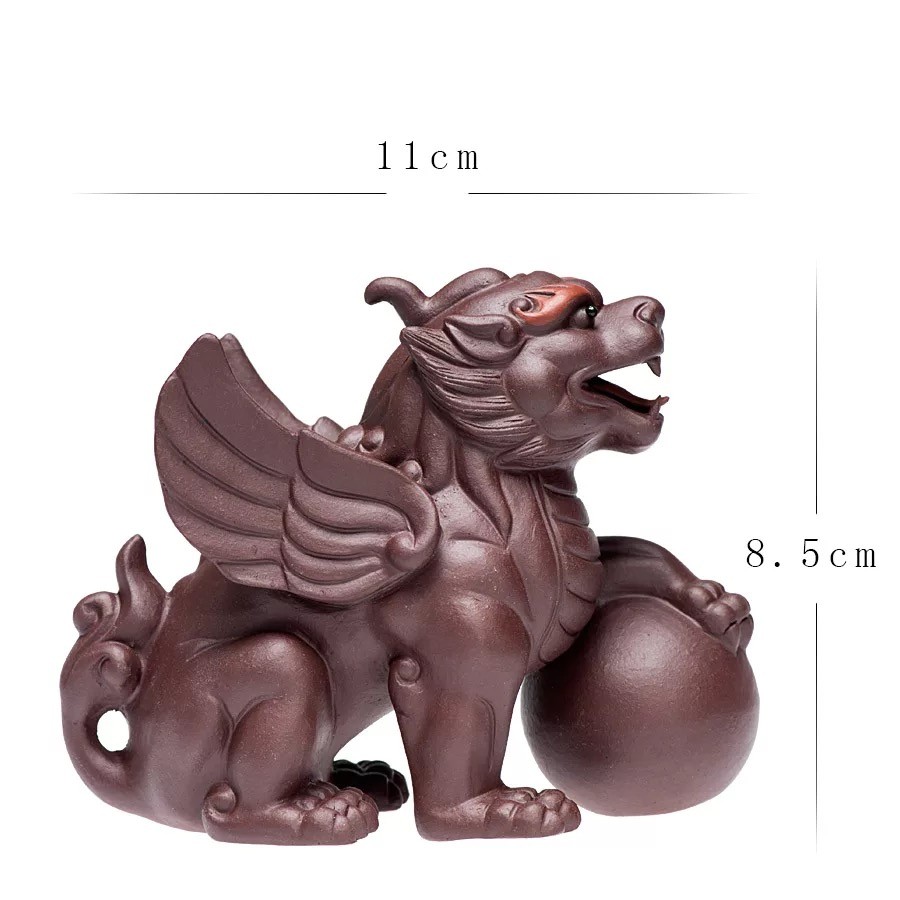 悠然紫砂作品 招财貔貅