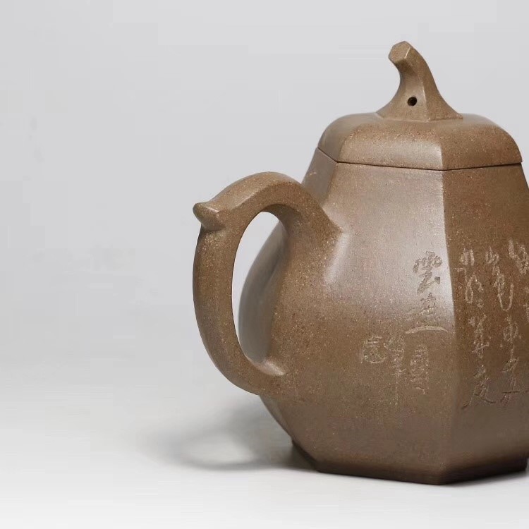 钱文英作品 六方茄瓜