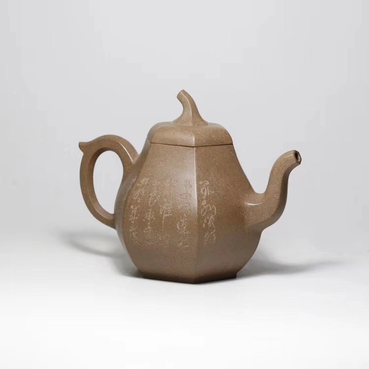 钱文英作品 六方茄瓜