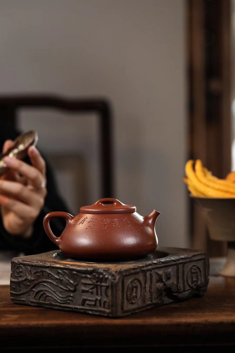 陈志超作品 精工心舟石瓢