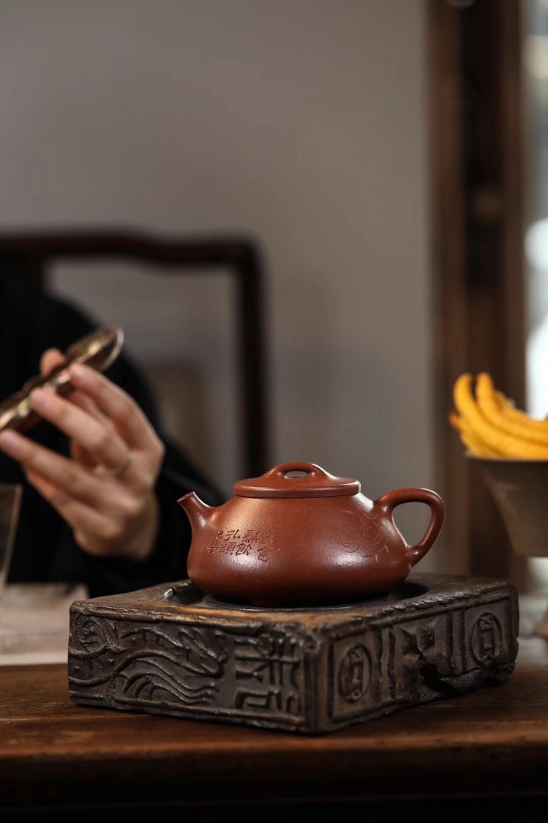 陈志超作品 精工心舟石瓢