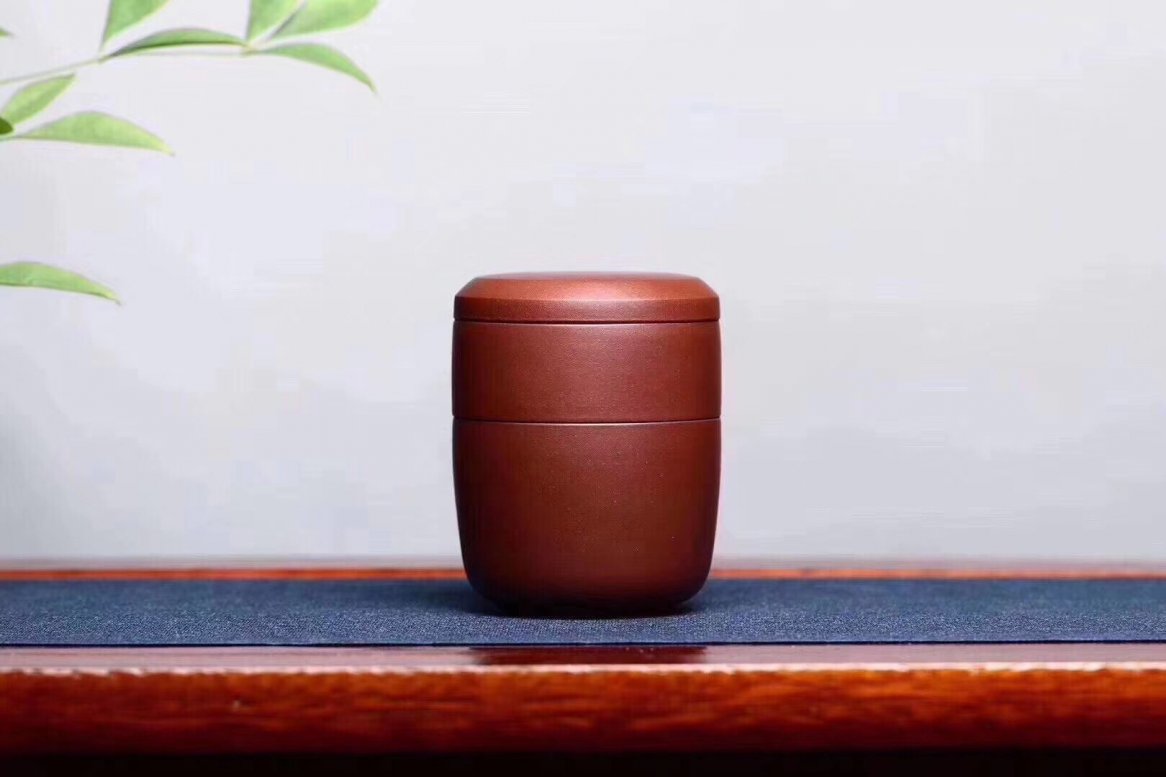 悠然紫砂作品 紫砂快客杯