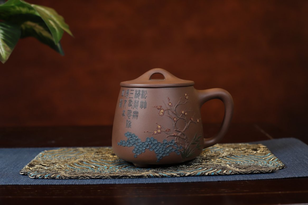 陈伟宝作品 松林盖杯