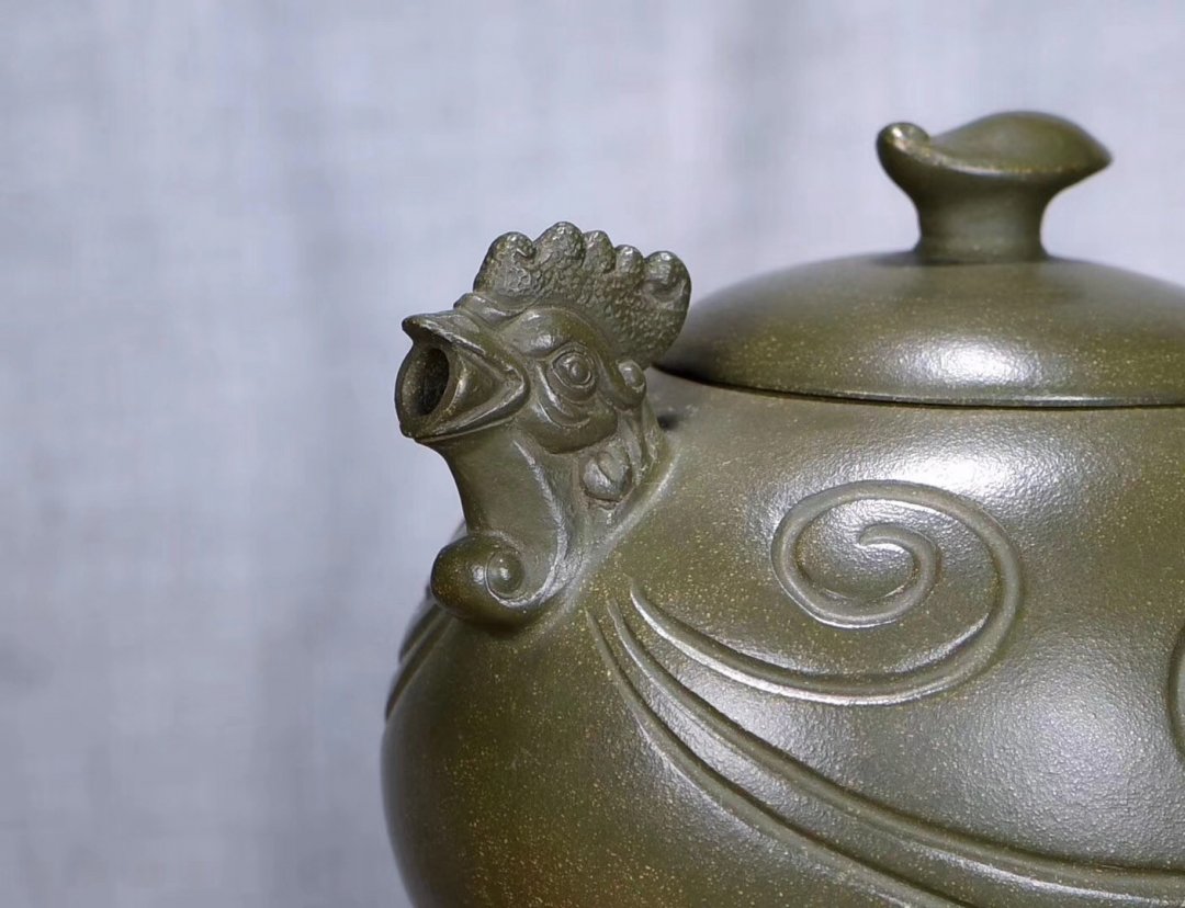 朱鸿钧作品 凤舞新铭茶具