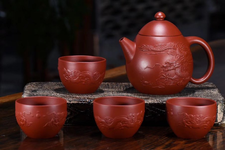 戚志君作品 祥龙龙蛋套组