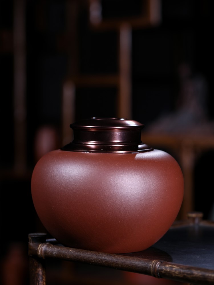李龙胜作品 手工精品密封茶叶罐