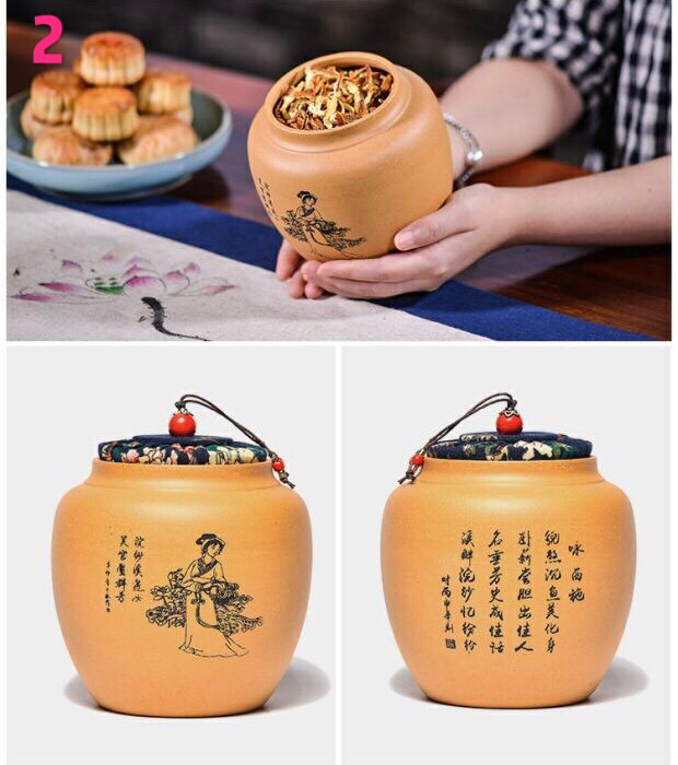 贵平作品 四大美女茶叶罐
