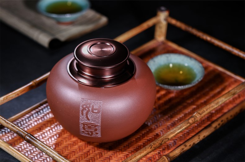 李龙胜作品 手工精品密封茶叶罐