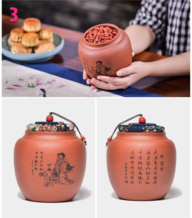 贵平作品 四大美女茶叶罐