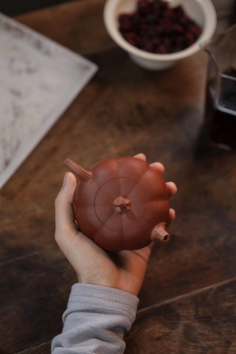 芦建英作品 全手工南瓜壶