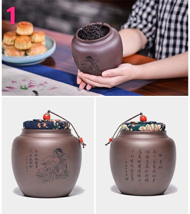 贵平作品 四大美女茶叶罐