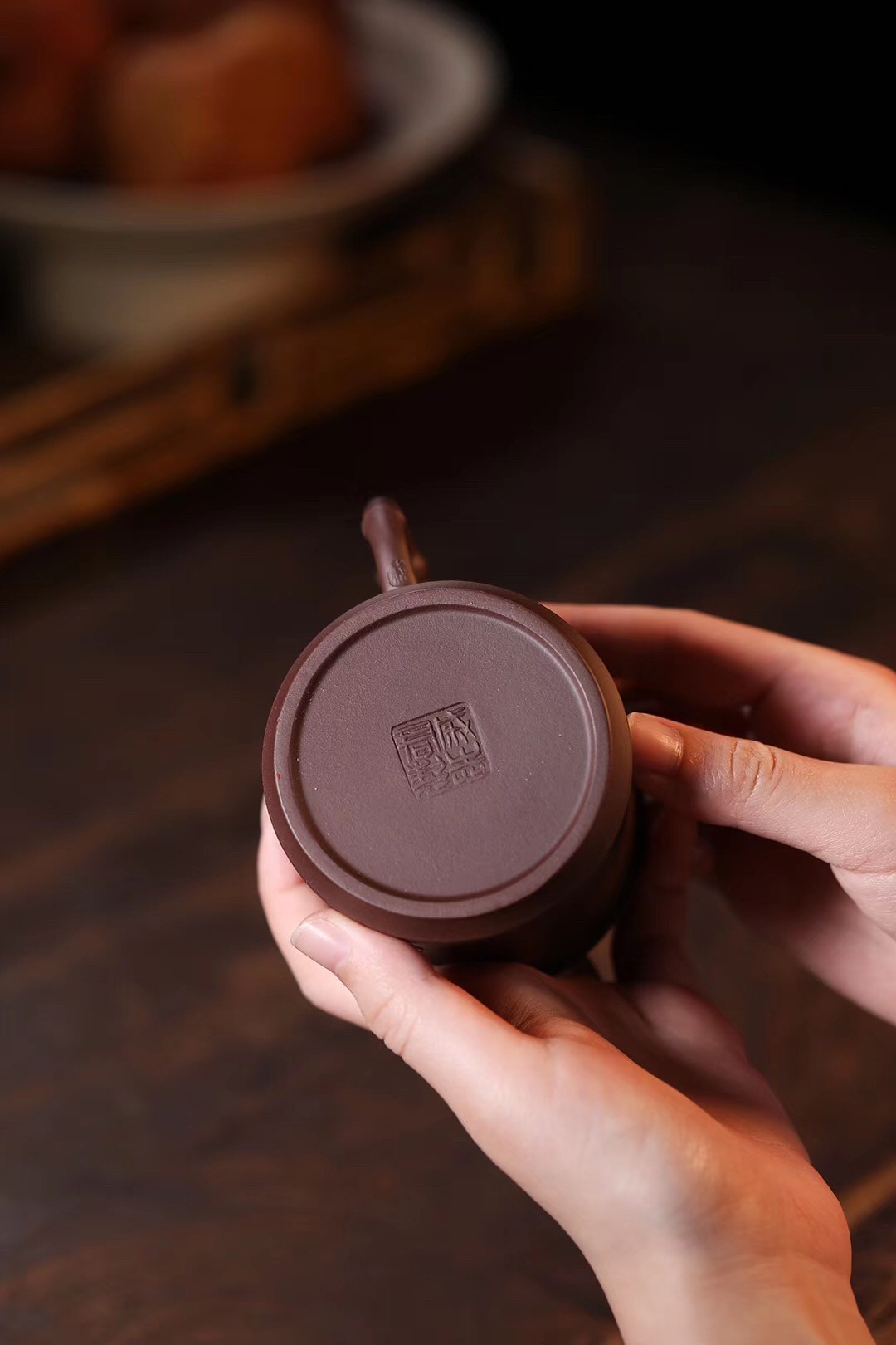 戚志君作品 雀竹杯