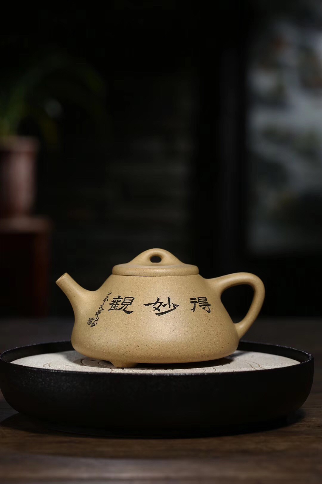 吴燕香作品 观云石瓢
