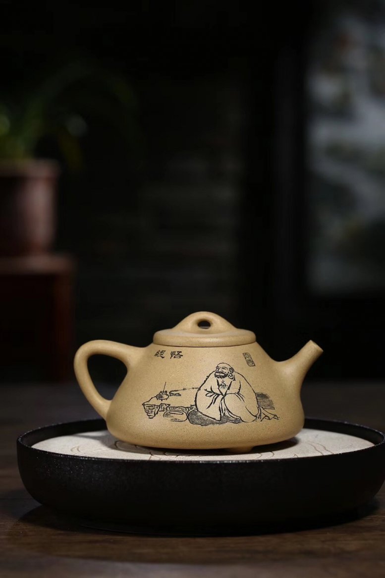 吴燕香作品 观云石瓢