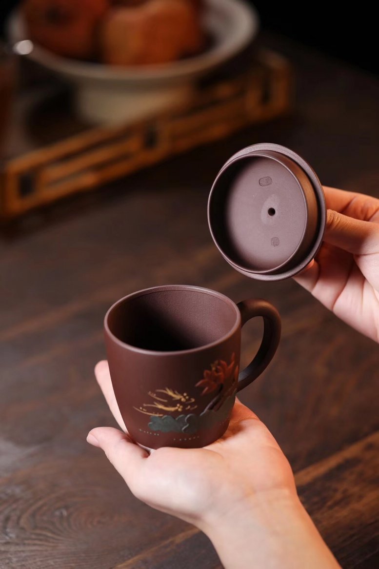 戚志君作品 龙蛋杯