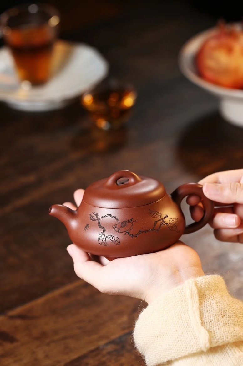戚志君作品 汉棠石瓢