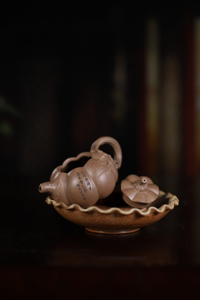 蒋峰作品 南瓜壶