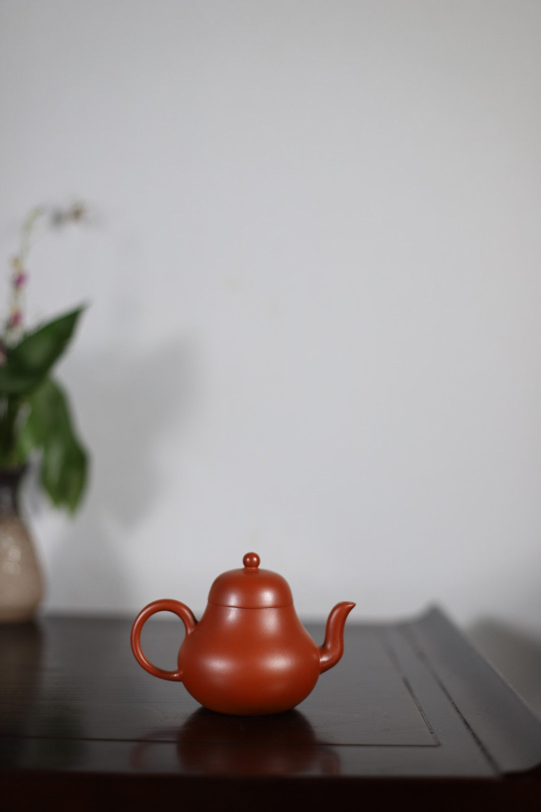 悠然紫砂作品 孟臣款思亭