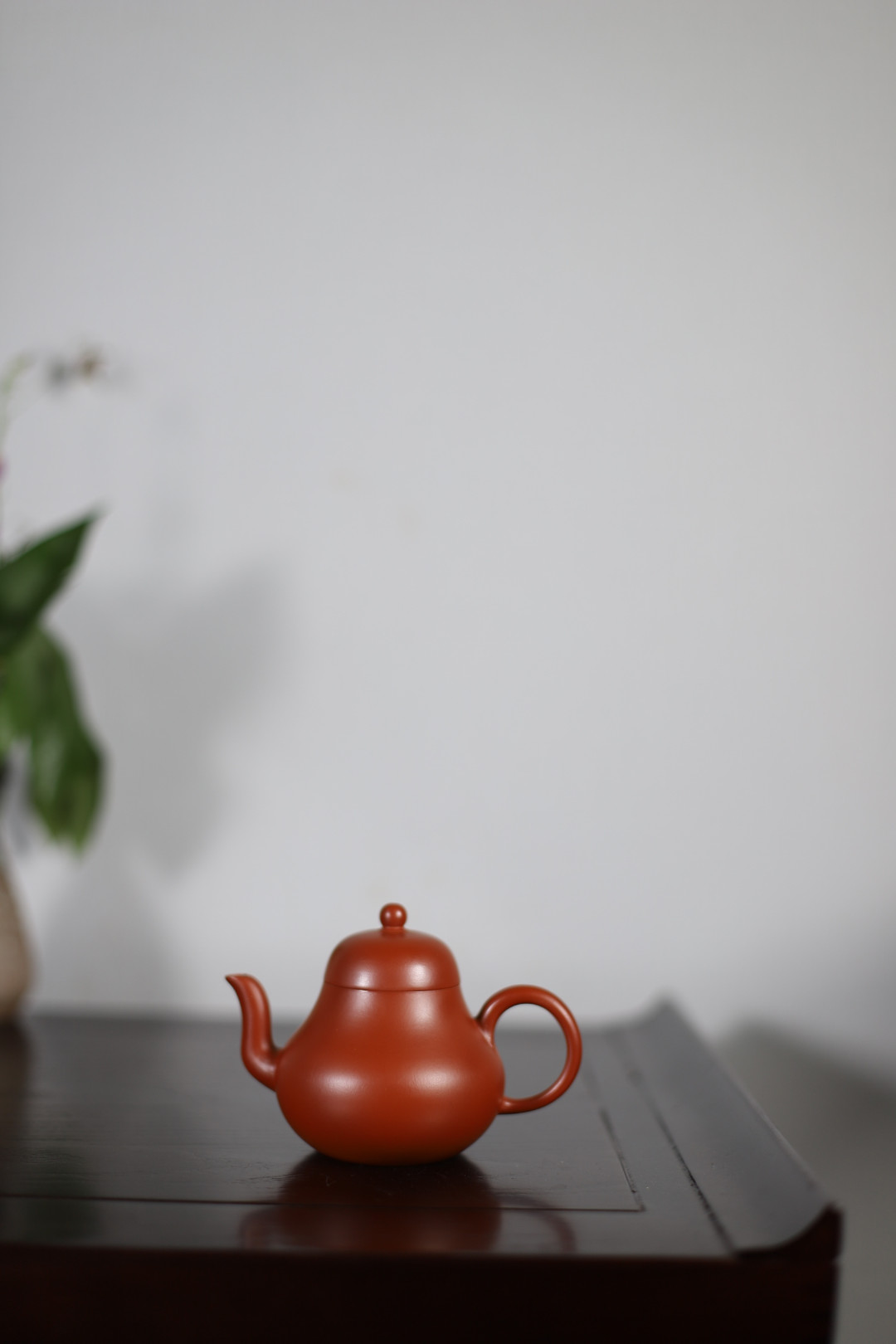 悠然紫砂作品 孟臣款思亭
