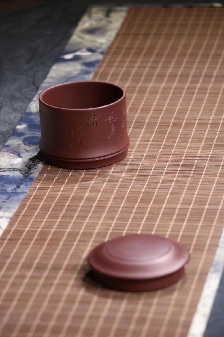 悠然紫砂作品 醒茶罐系列
