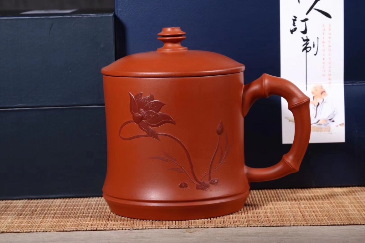 悠然紫砂作品 精品盖杯推荐