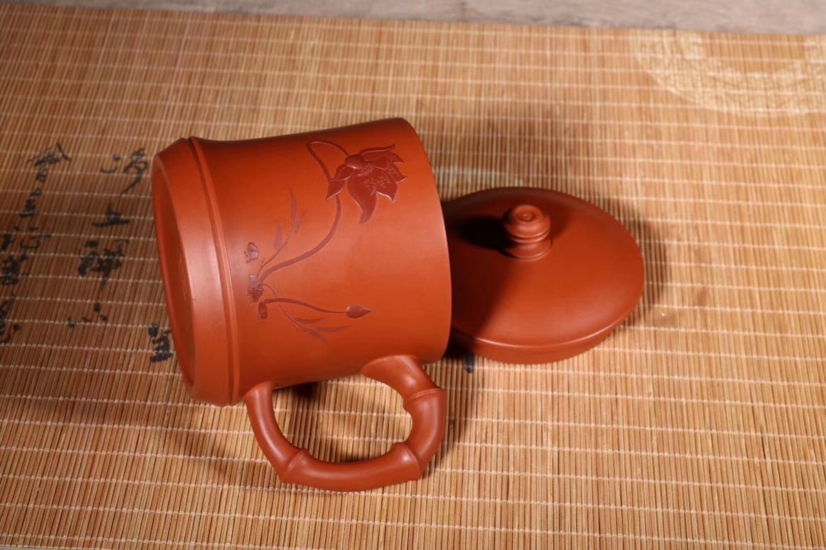 悠然紫砂作品 精品盖杯推荐