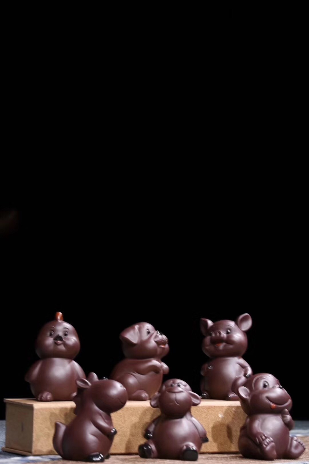 悠然紫砂作品 十二生肖