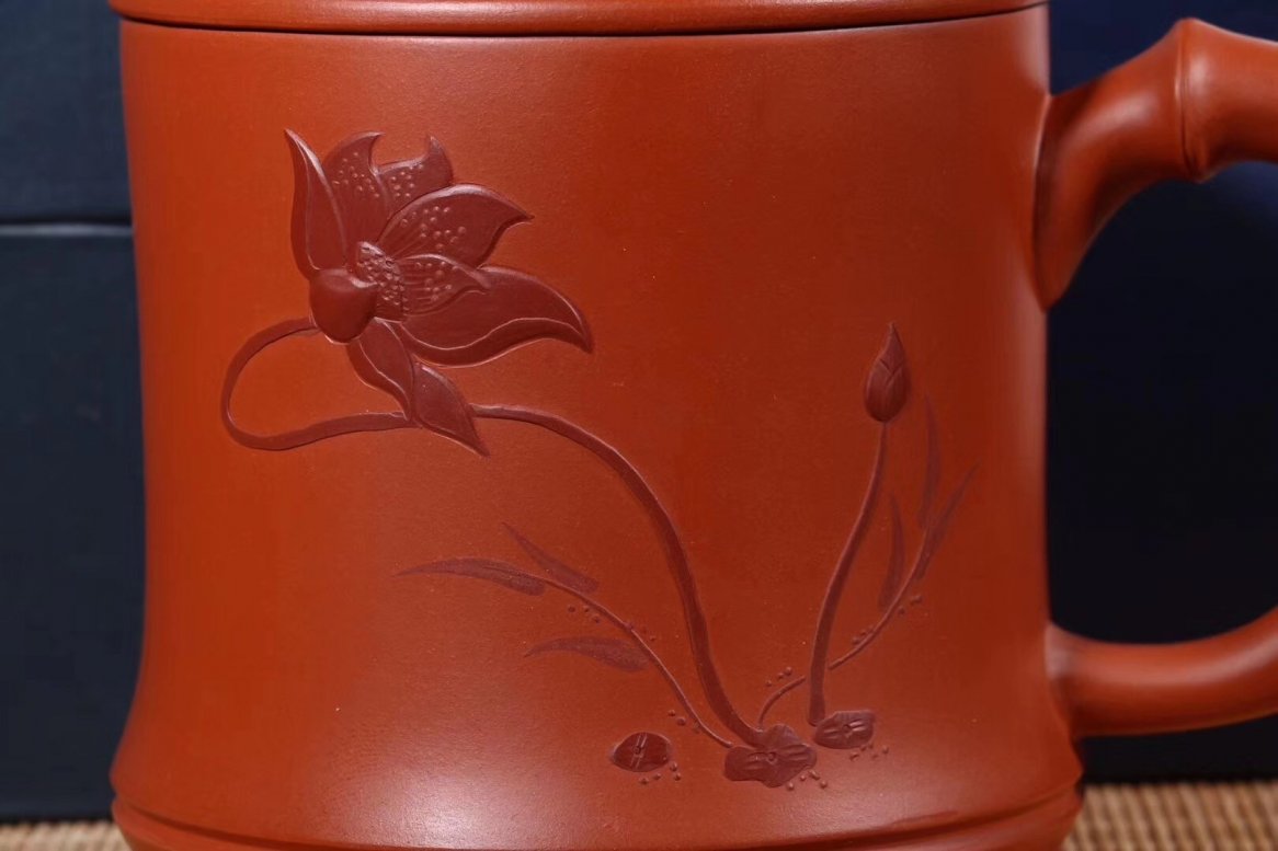 悠然紫砂作品 精品盖杯推荐