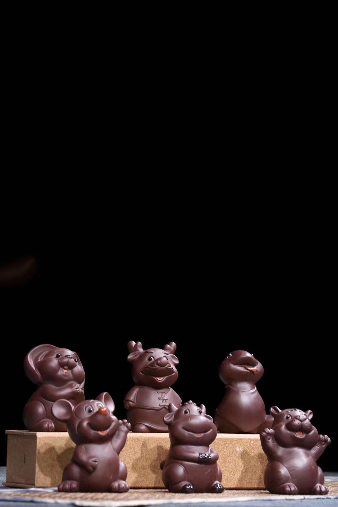 悠然紫砂作品 十二生肖