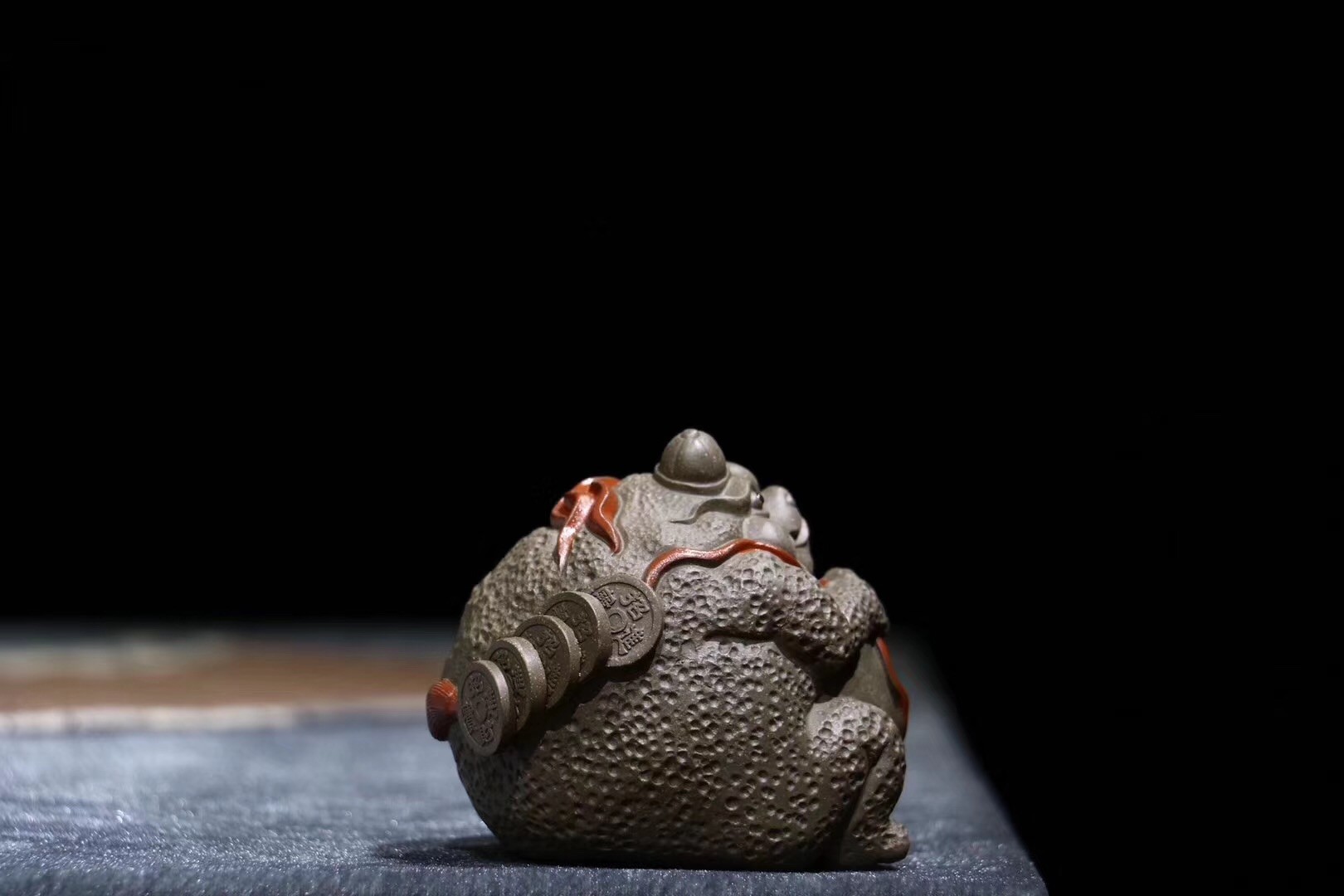 悠然紫砂作品 蟾仙